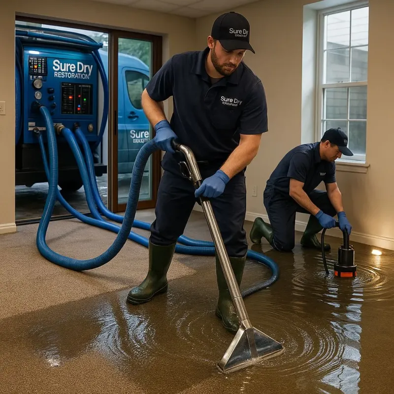 Water Extraction and Removal process in Groveland, FL